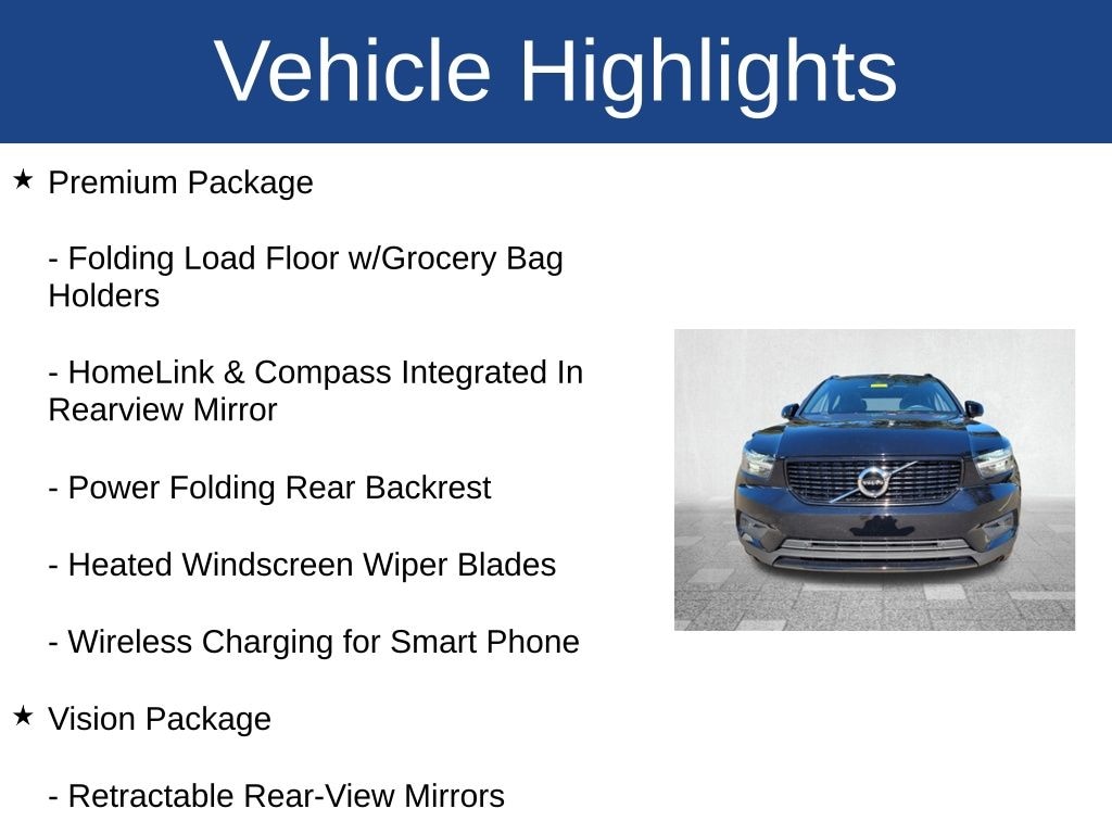 Used 2019 Volvo XC40 R-Design SUV