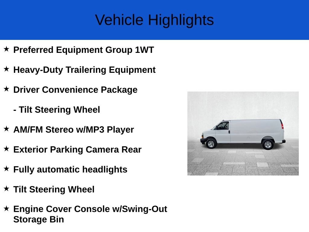 New 2025 Chevrolet Express 3500