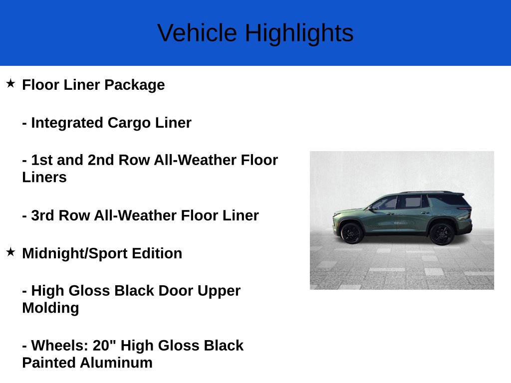 New 2027 Chevrolet Traverse