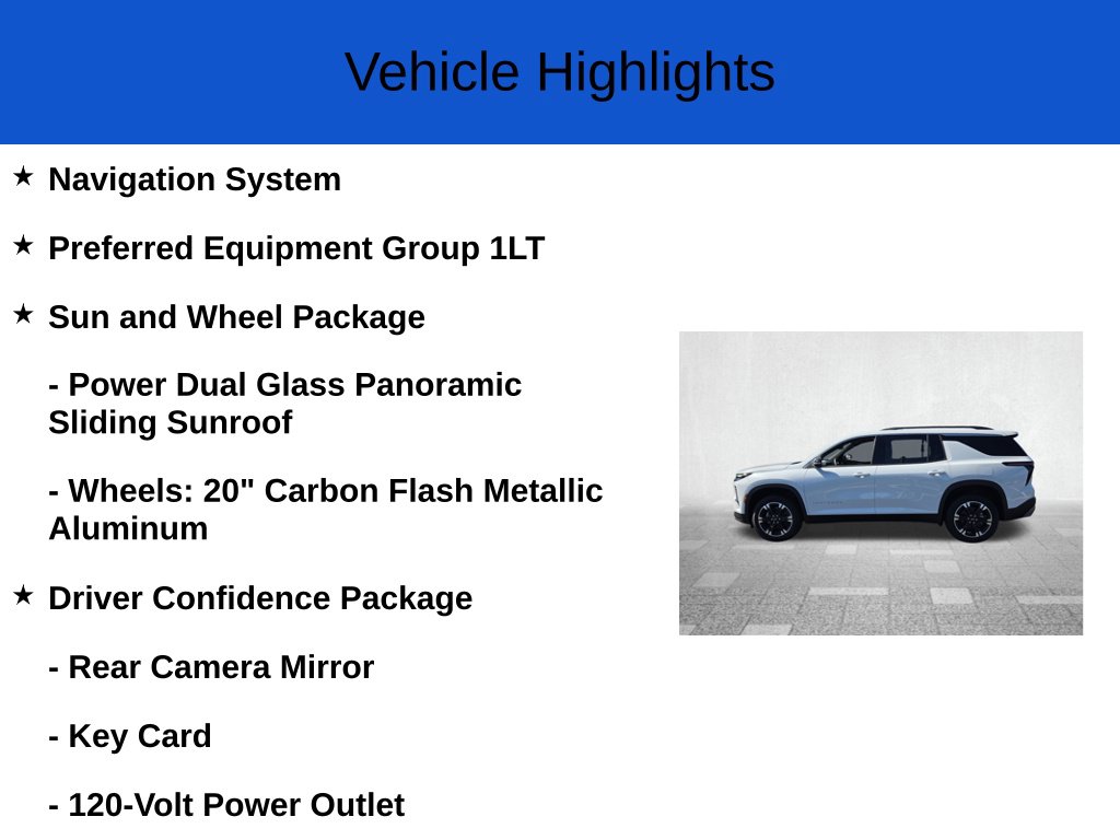 New 2027 Chevrolet Traverse