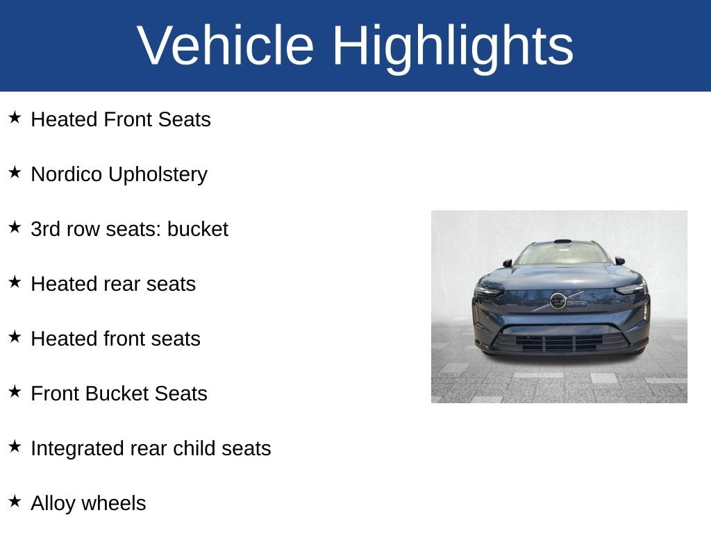 Certified 2025 Volvo EX90 Twin Motor Performance Ultra SUV