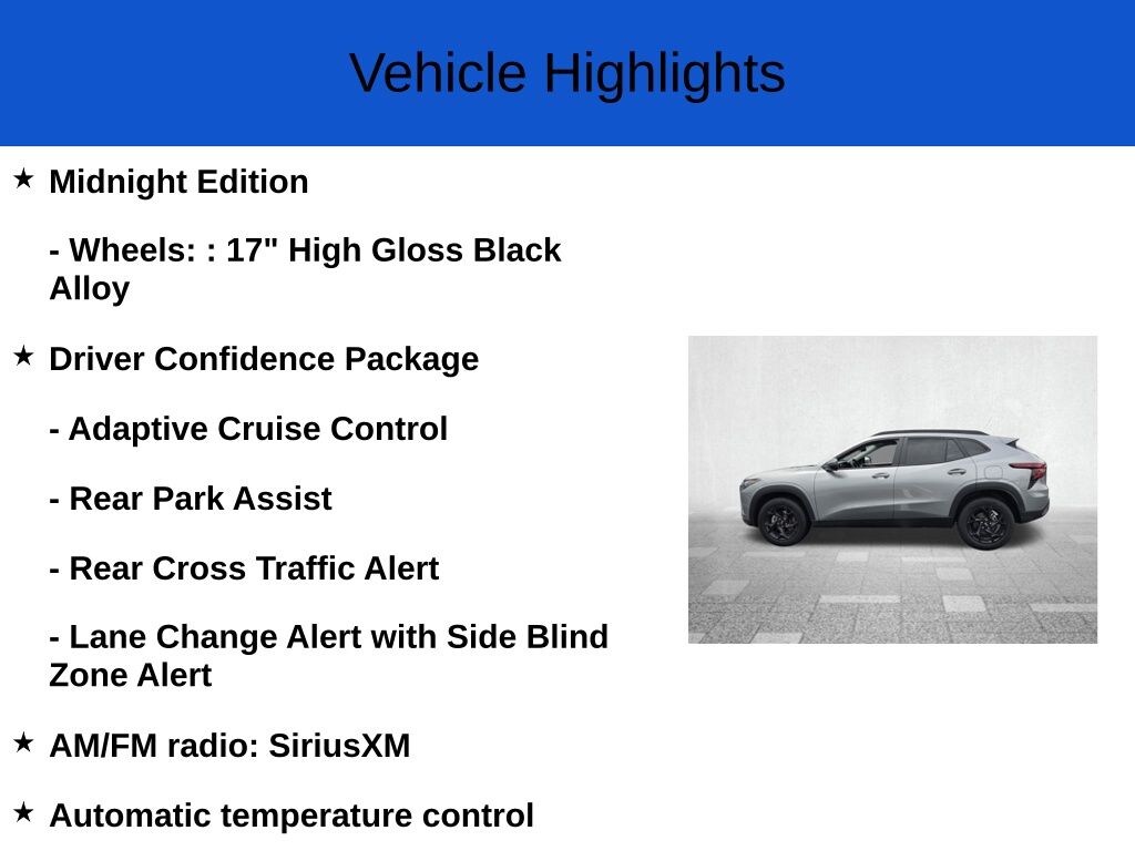 New 2026 Chevrolet Trax