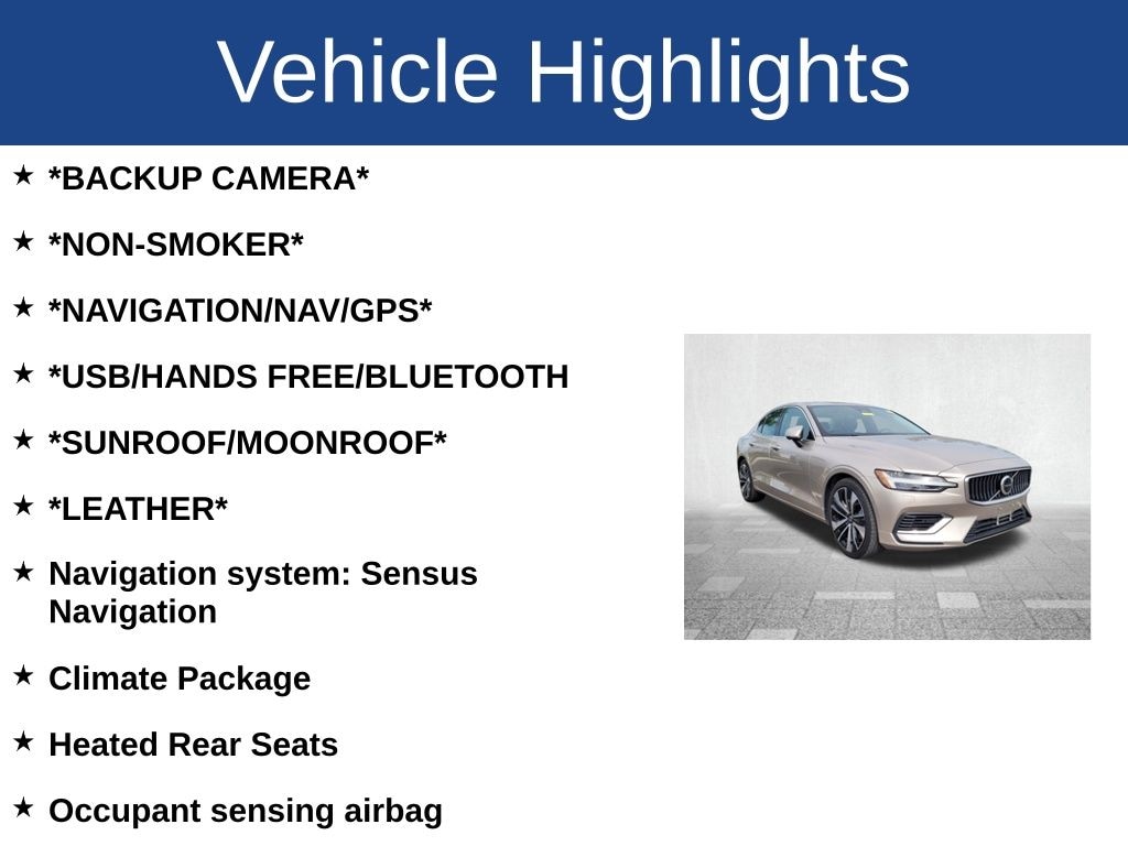 Certified 2023 Volvo S60 Recharge Plug-In Hybrid Ultimate Sedan