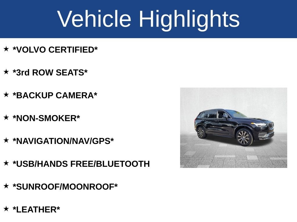 Certified 2023 Volvo XC90 B6 Core SUV