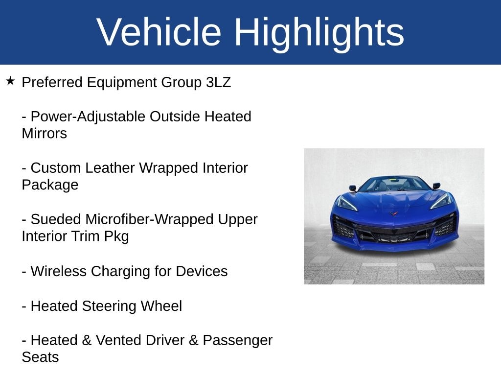 Used 2025 Chevrolet Corvette Z06 Z06 Convertible