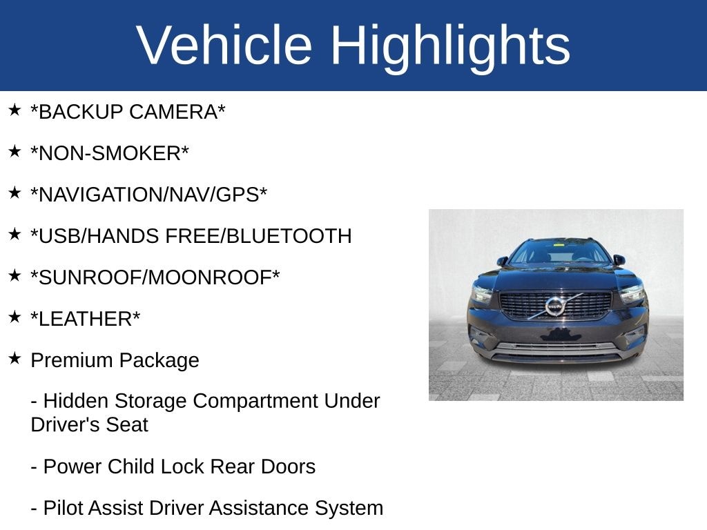 Used 2019 Volvo XC40 R-Design SUV