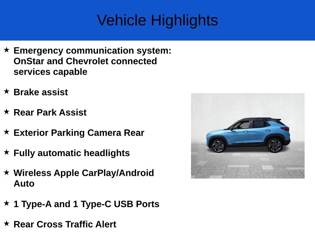 New 2026 Chevrolet Trailblazer