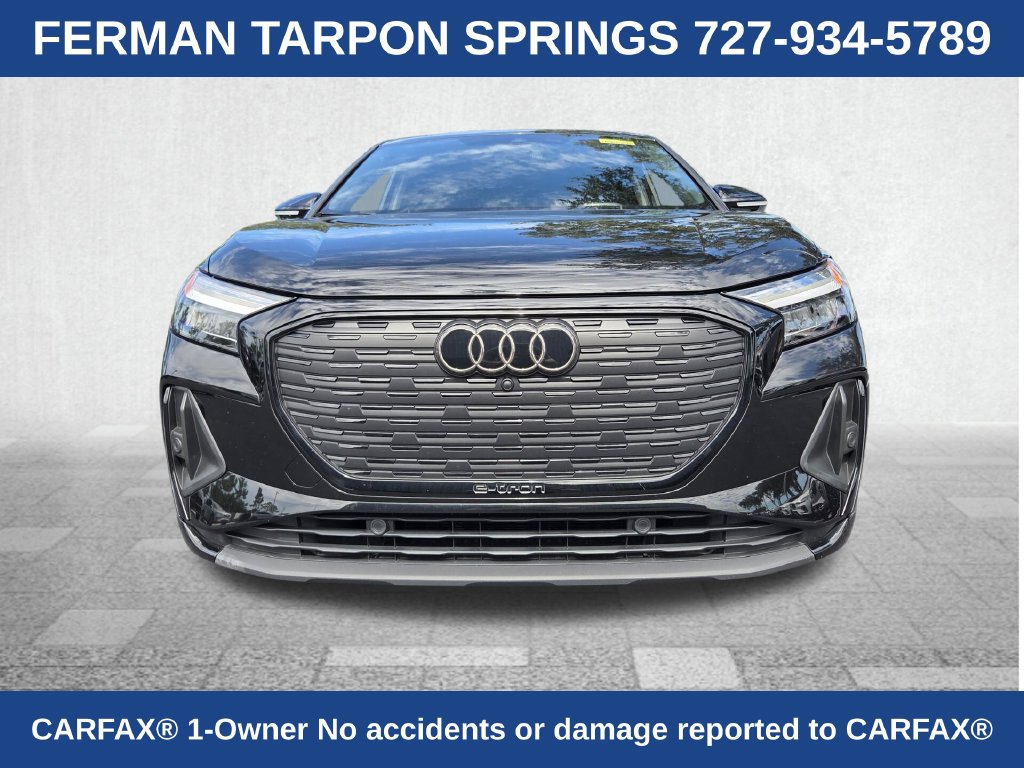 Used 2023 Audi Q4 Sportback e-tron Premium Plus with VIN WA132BFZ9PP074974 for sale in Tarpon Springs, FL