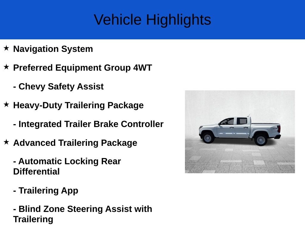 New 2026 Chevrolet Colorado