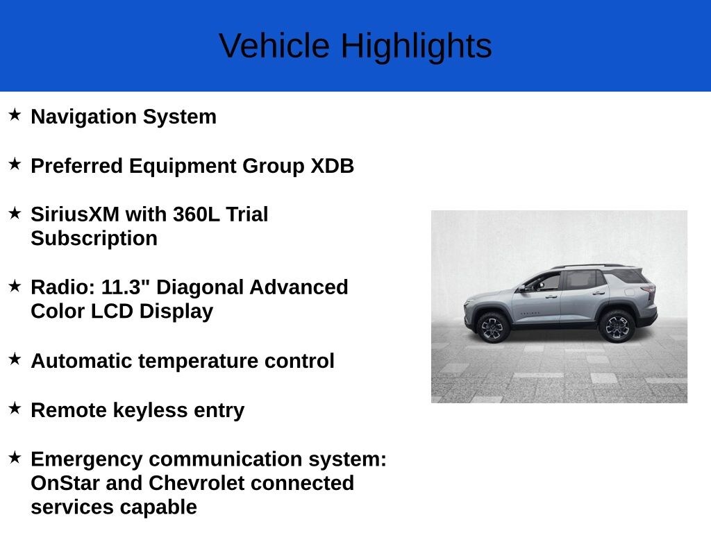 New 2026 Chevrolet Equinox