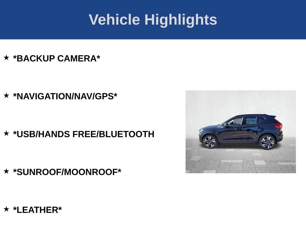 New 2026 Volvo XC40 B5 Plus SUV