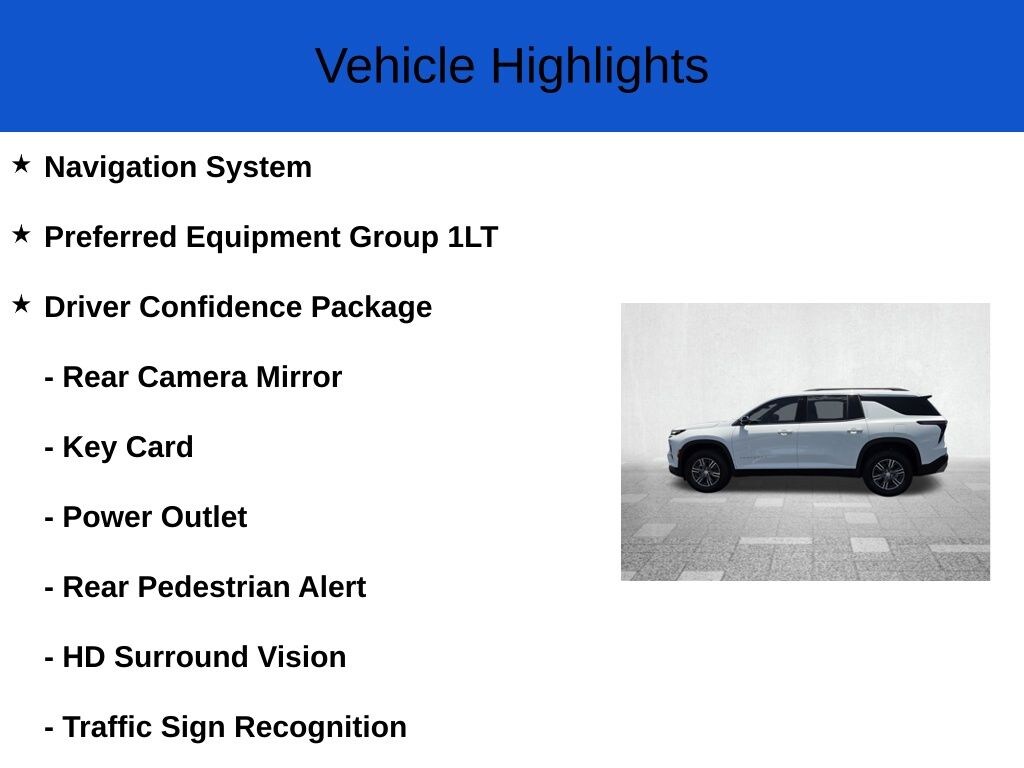 New 2026 Chevrolet Traverse