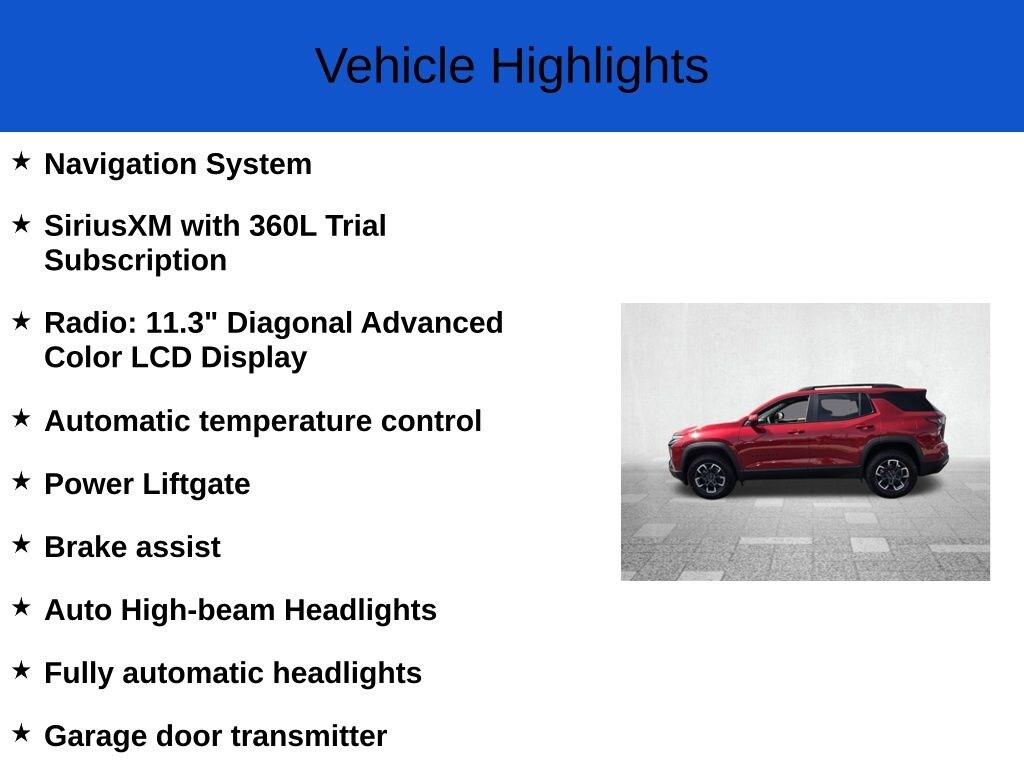 New 2026 Chevrolet Equinox