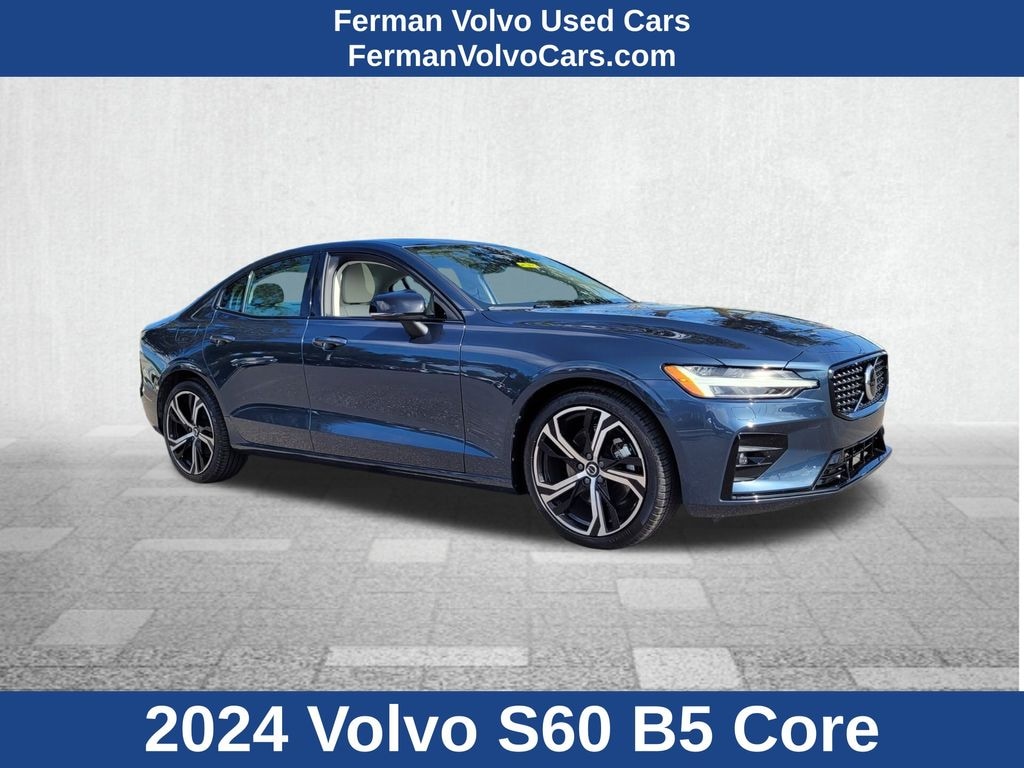 Certified 2024 Volvo S60 B5 Core Dark Theme Sedan