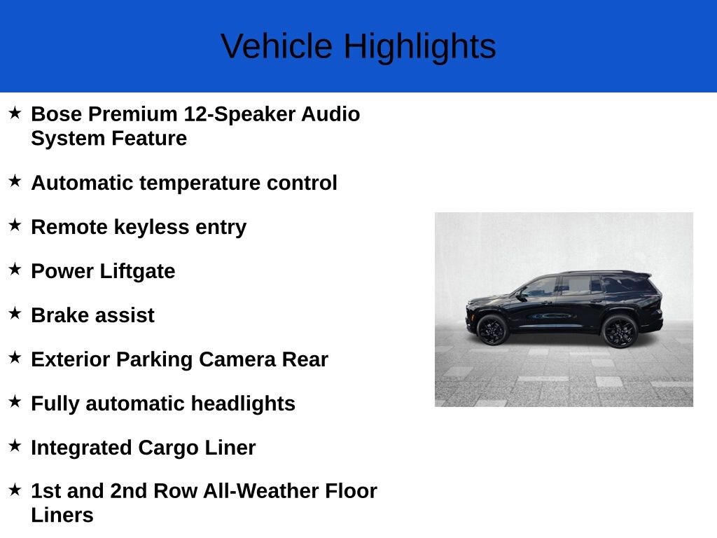New 2026 Chevrolet Traverse