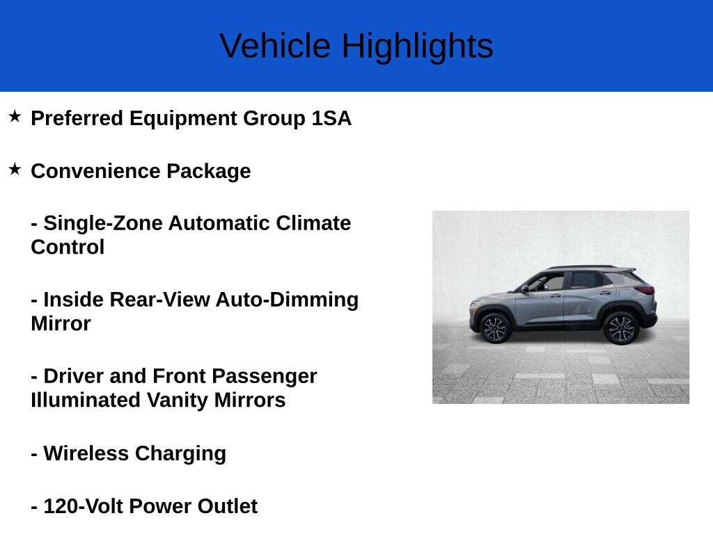 New 2026 Chevrolet Trailblazer