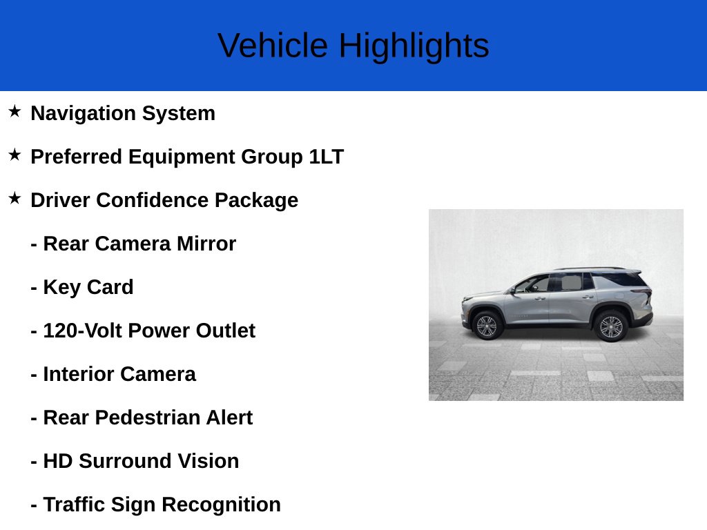 New 2027 Chevrolet Traverse