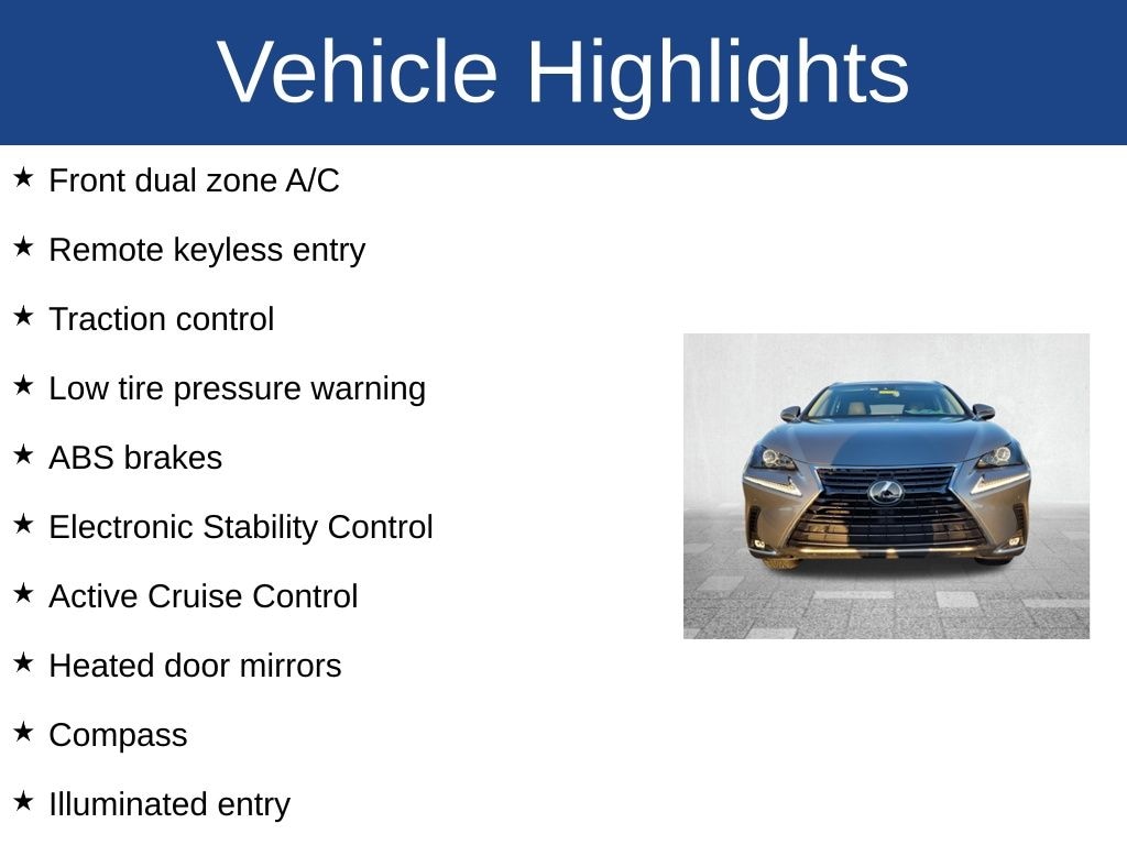 Used 2019 Lexus NX 300 300 Base SUV