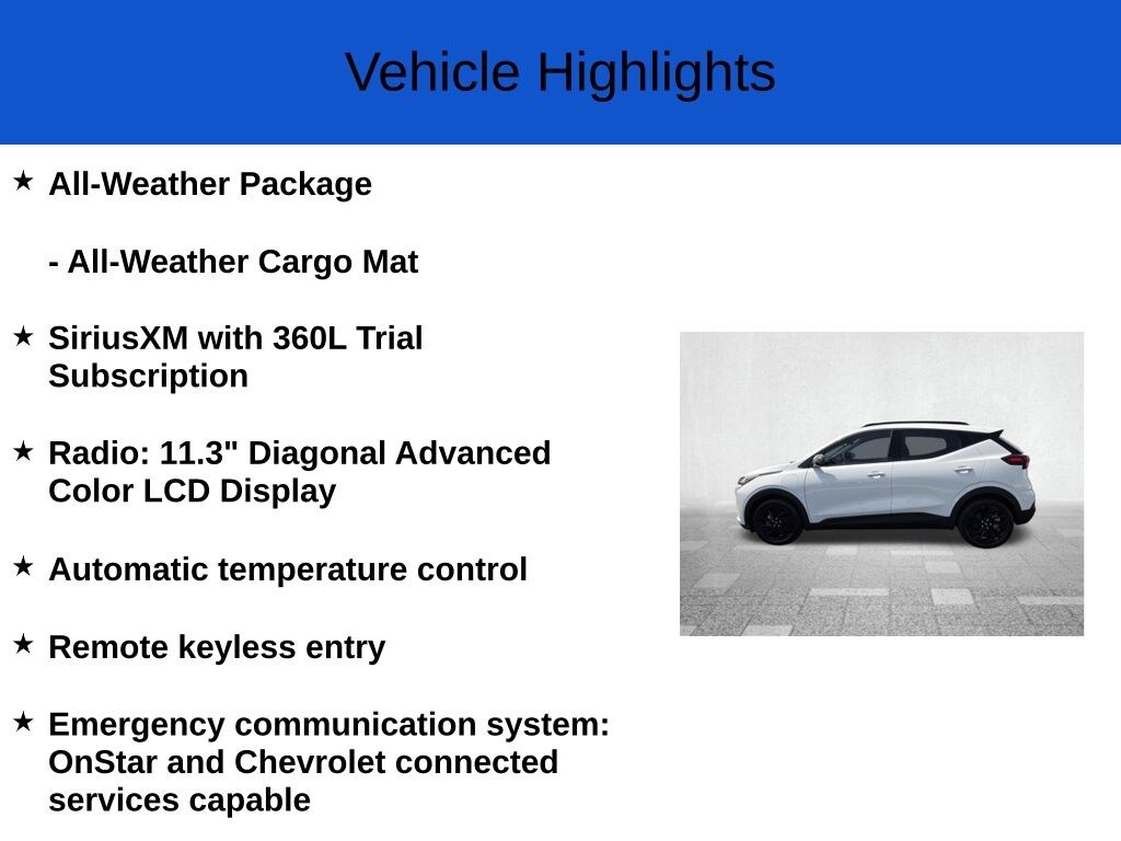 New 2027 Chevrolet Bolt EV