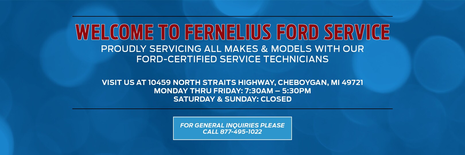 New Ford & Used Car Dealer in Cheboygan Fernelius Ford Inc.