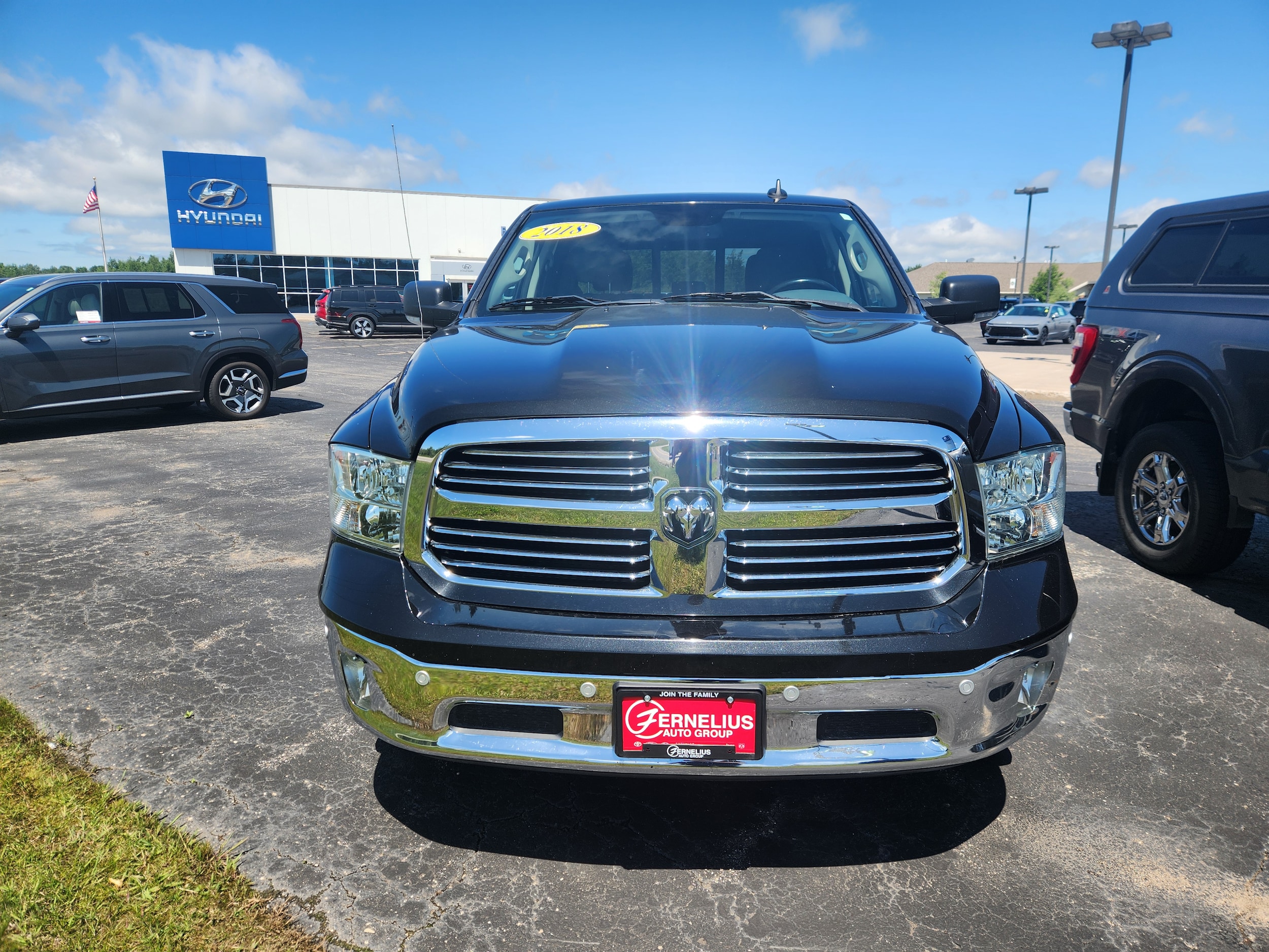 Used 2018 RAM Ram 1500 Pickup Big Horn with VIN 3C6RR7LG8JG195915 for sale in Sault Sainte Marie, MI