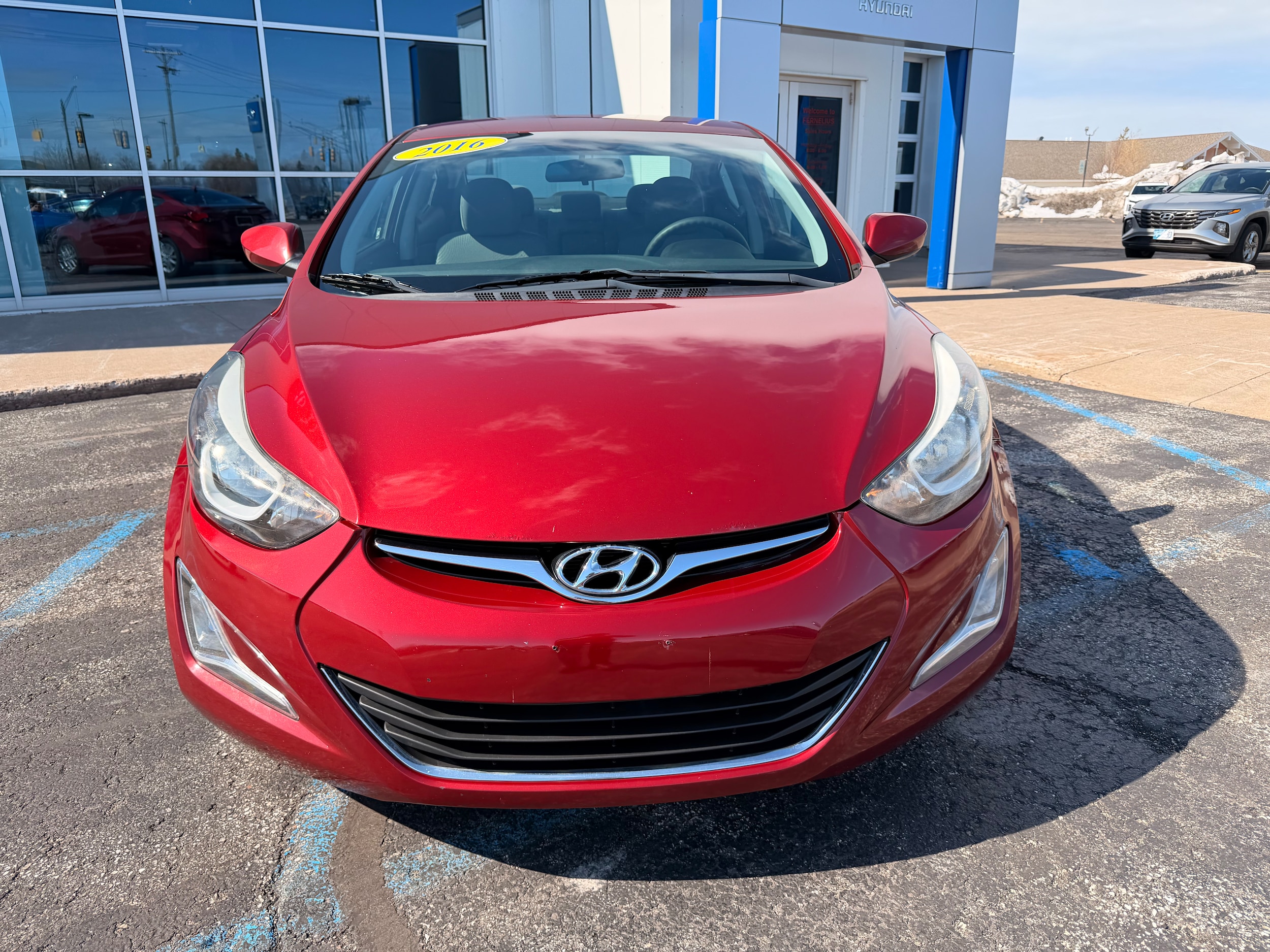 Used 2016 Hyundai Elantra SE with VIN 5NPDH4AE4GH680509 for sale in Sault Ste. Marie, MI