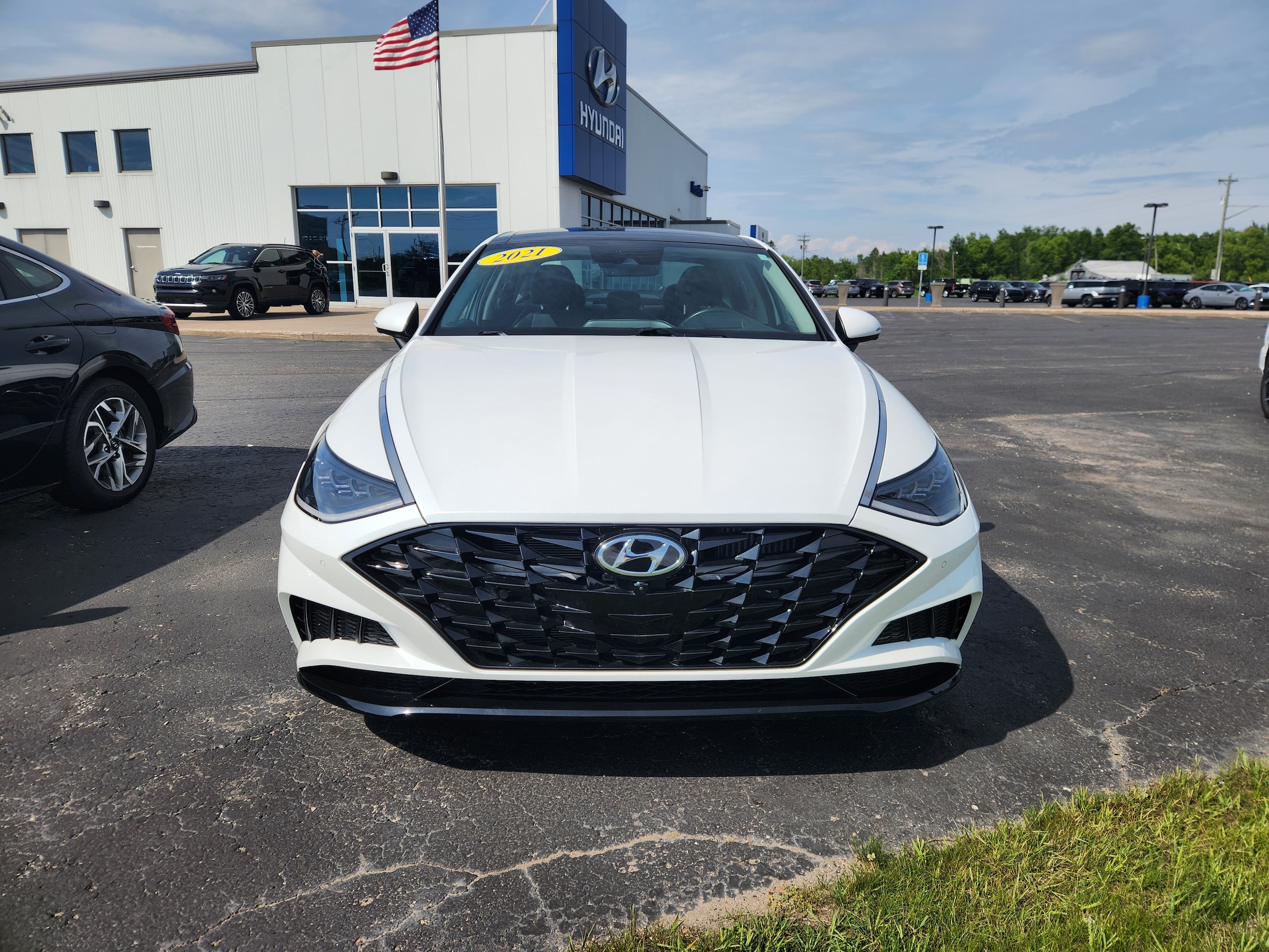 Used 2021 Hyundai Sonata Limited with VIN KMHL34J20MA160337 for sale in Sault Sainte Marie, MI