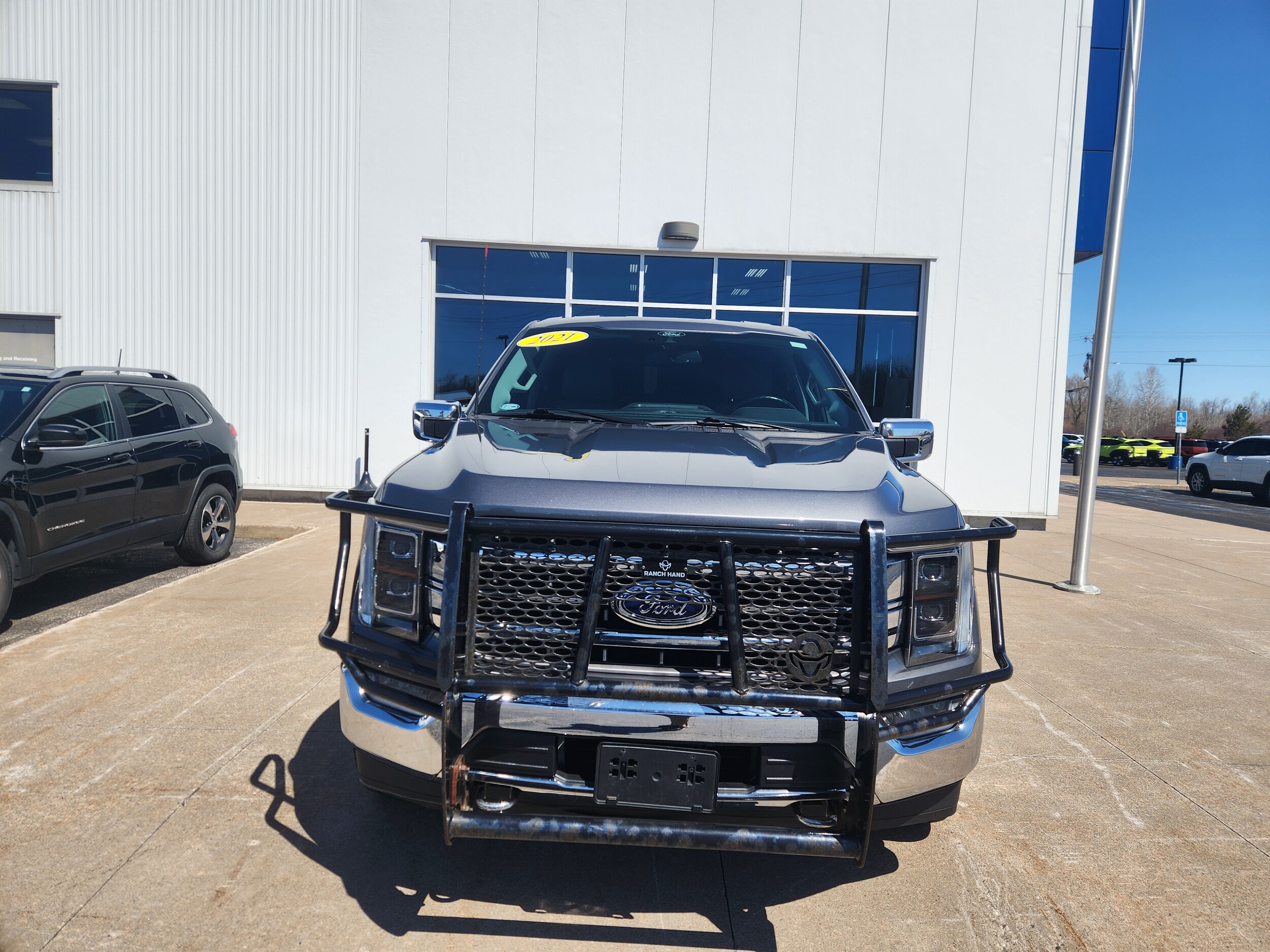 Used 2021 Ford F-150 Lariat with VIN 1FTFW1E86MKE17047 for sale in Sault Sainte Marie, MI