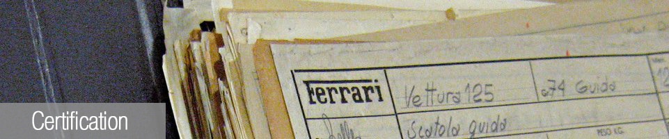 Certification