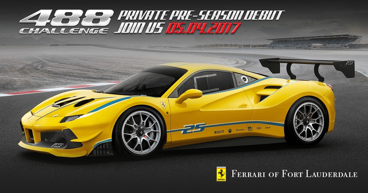 Ferrari 488 Challenge Private Pre-Season Debut on May 4th