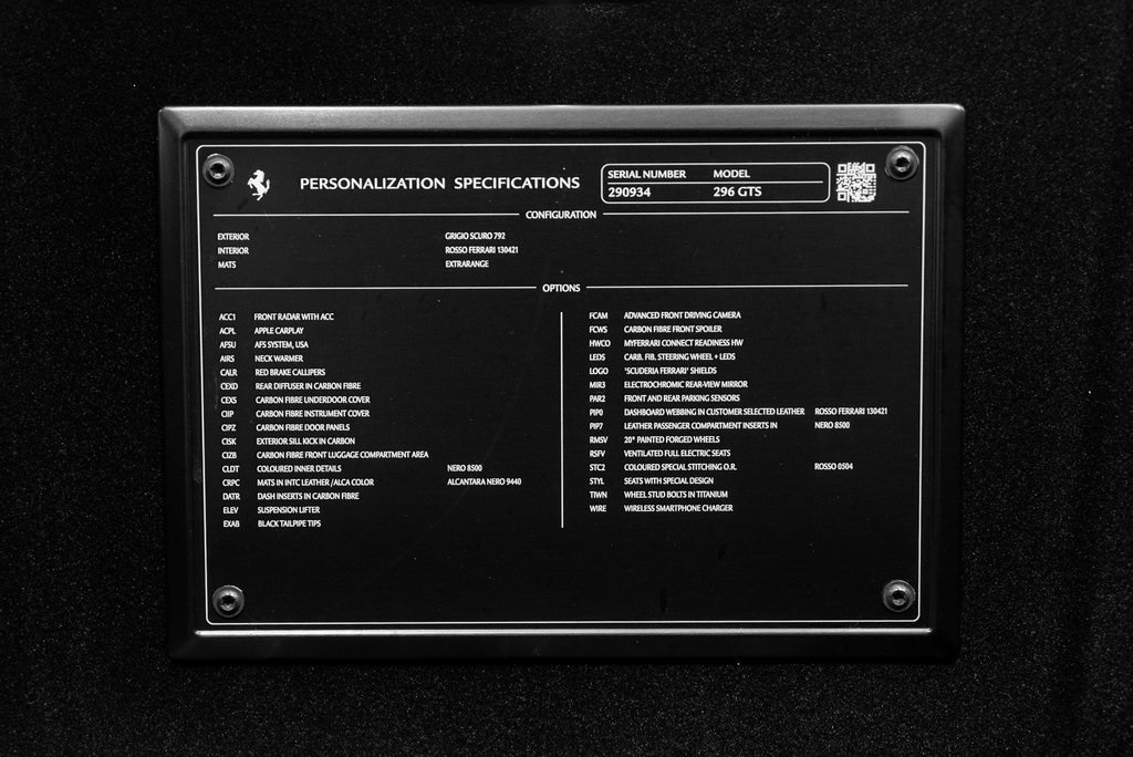 2023 FERRARI 296 - Image 21