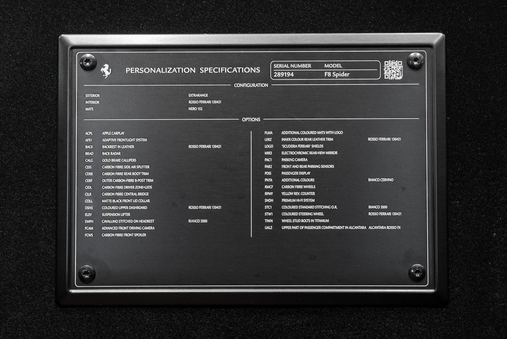 2023 FERRARI F8 - Image 22