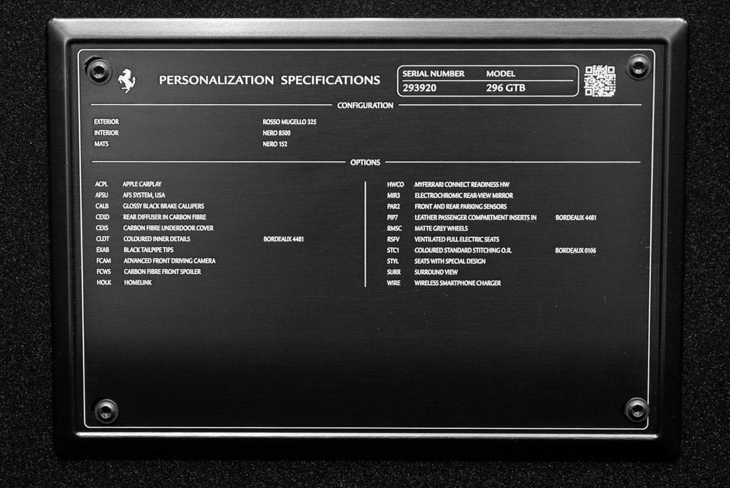 2023 FERRARI 296 - Image 19