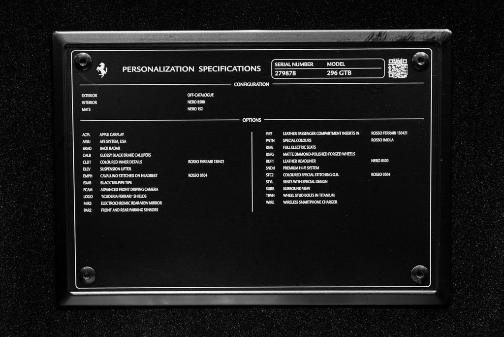 2022 FERRARI 296 - Image 21