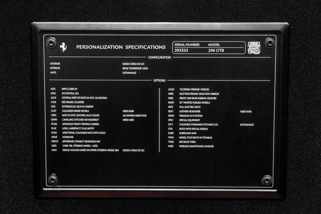 2023 FERRARI 296 - Image 21