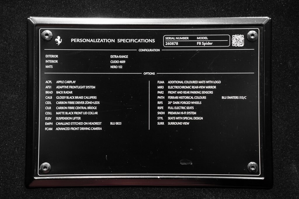 2021 FERRARI F8 - Image 20