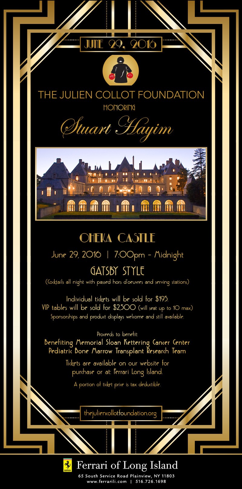THE JULIEN COLLOT FOUNDATION GALA