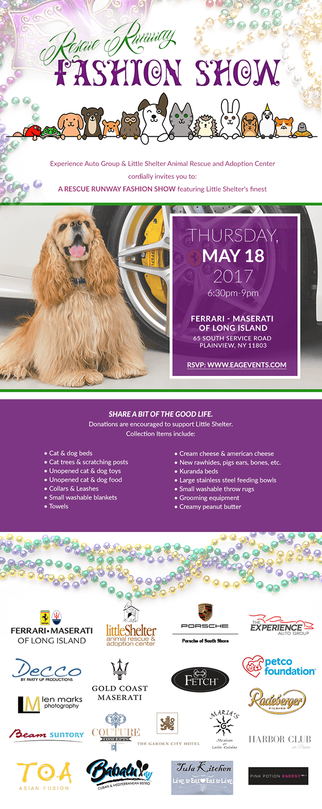 Rescue Runway Fashion Show - May 28th