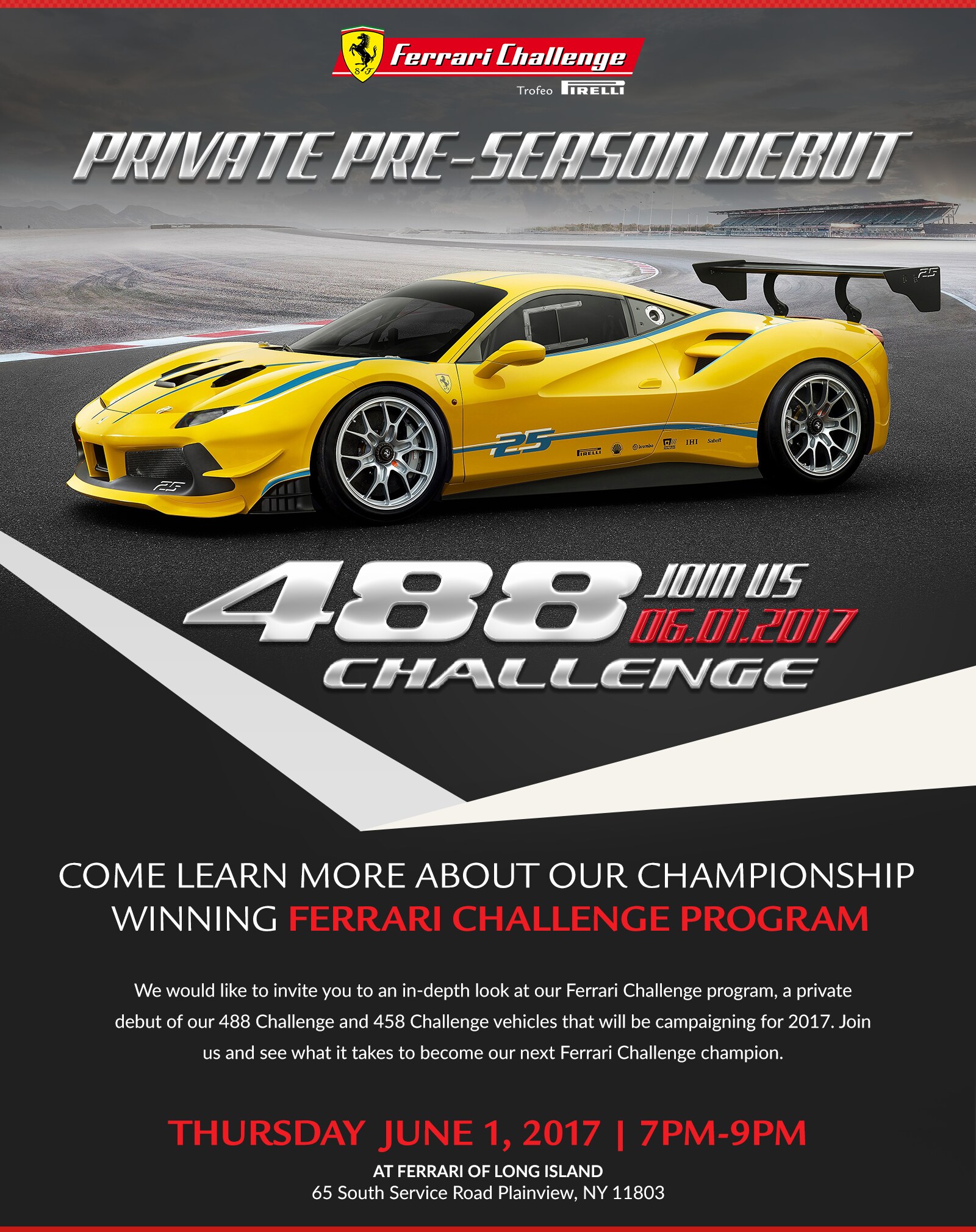 Ferrari 488 Challenge Private Pre-Season Debut