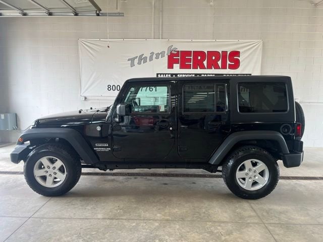 Used 2016 Jeep Wrangler Unlimited Sport S with VIN 1C4BJWDG6GL130566 for sale in New Philadelphia, OH