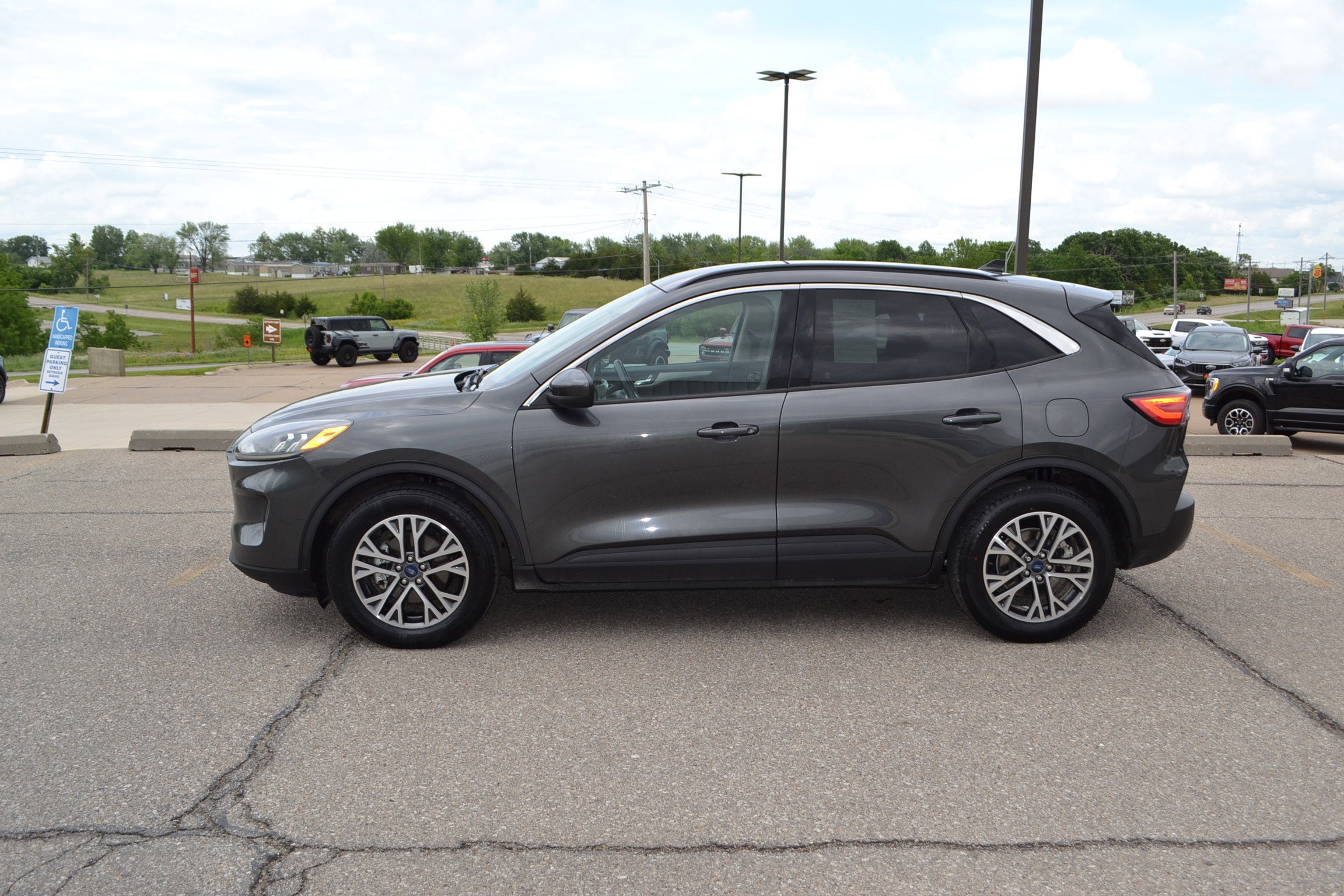Used 2020 Ford Escape SEL with VIN 1FMCU9H68LUA33383 for sale in Fairfield, IA