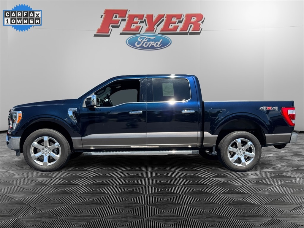 Certified 2021 Ford F-150 Lariat with VIN 1FTFW1E84MFB51505 for sale in Plymouth, NC