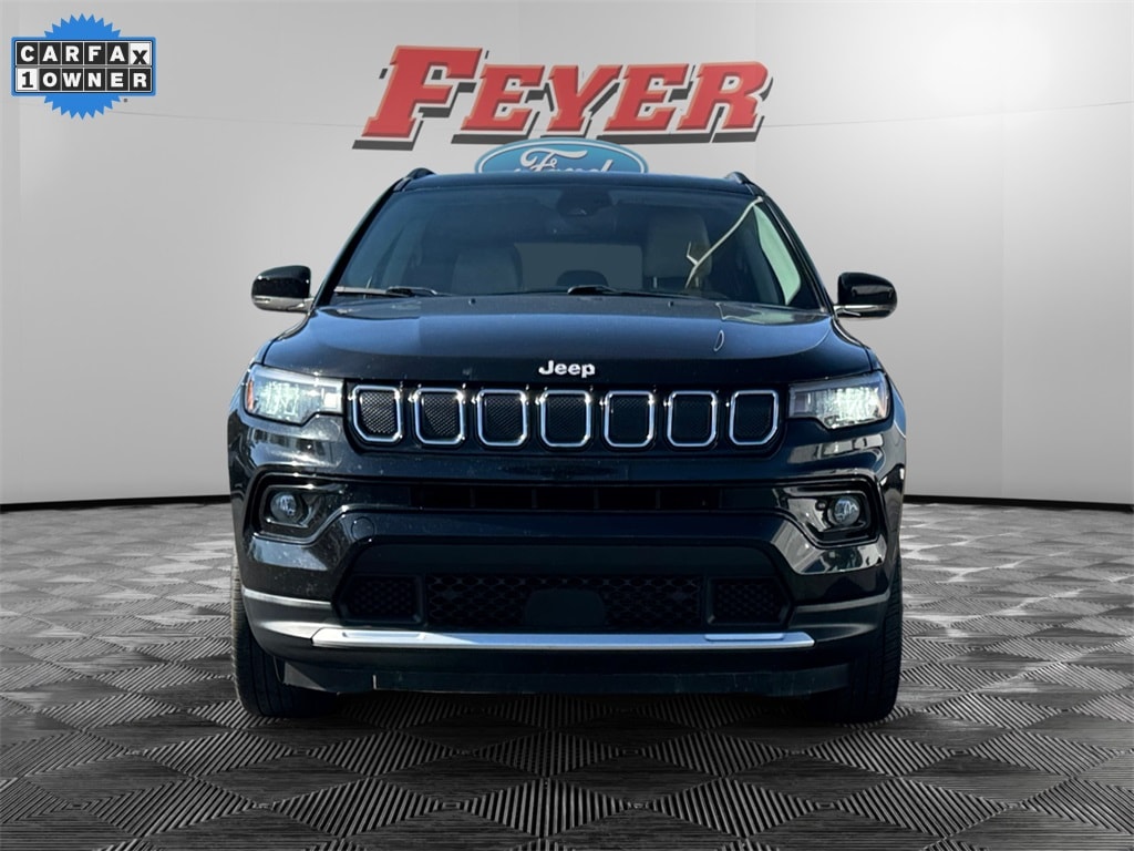 Used 2022 Jeep Compass Limited with VIN 3C4NJDCB4NT133829 for sale in Plymouth, NC