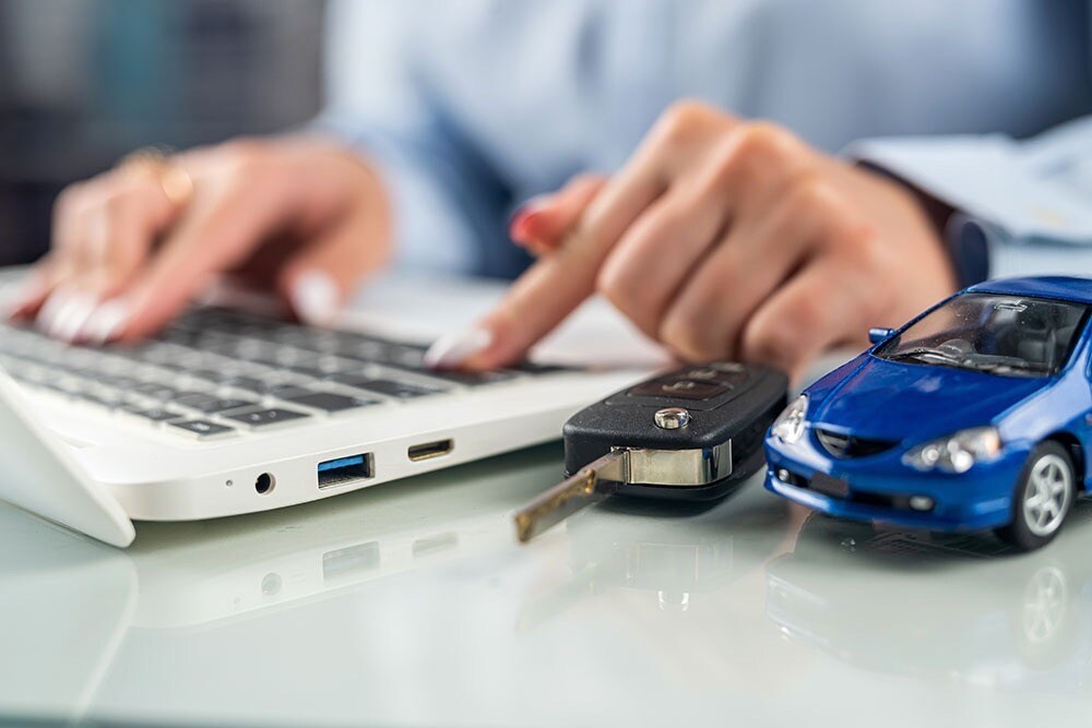 Car buying with online financing