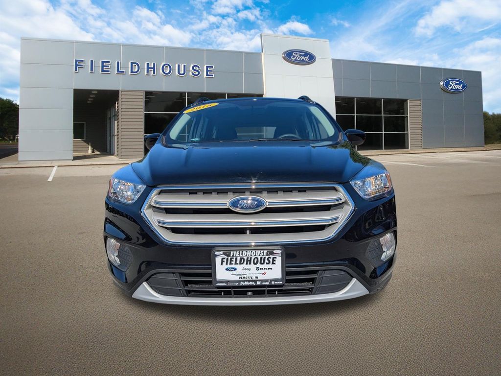 Used 2018 Ford Escape SE with VIN 1FMCU0GD6JUC65862 for sale in De Motte, IN