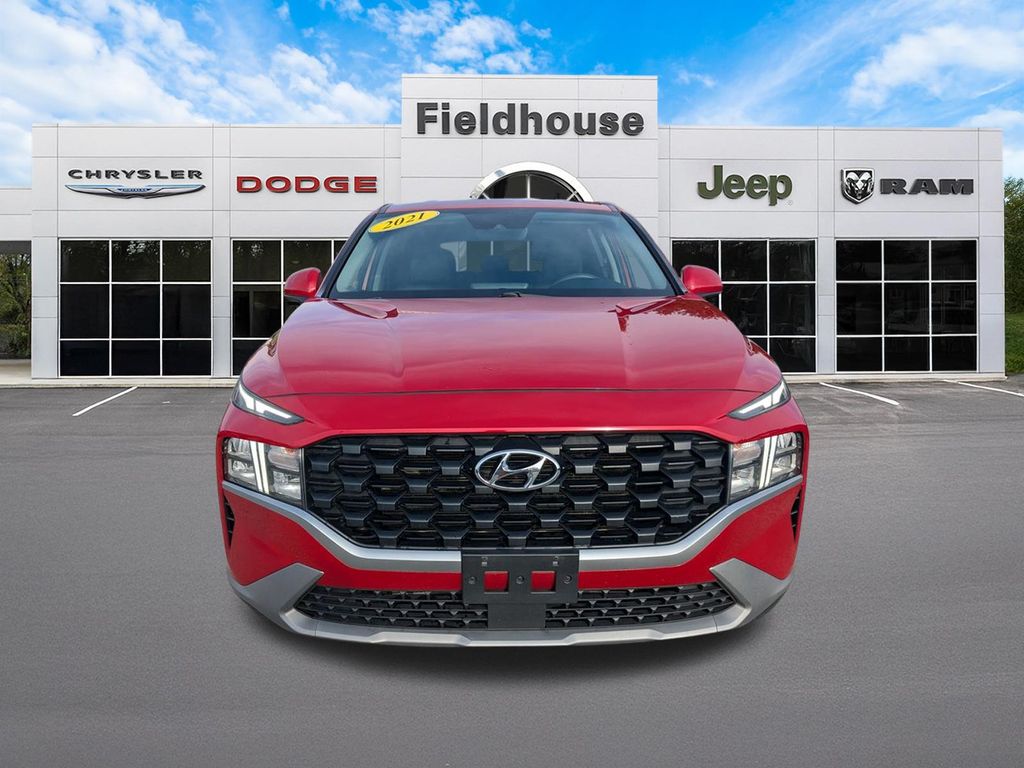 Used 2021 Hyundai Santa Fe SE with VIN 5NMS14AJ1MH330403 for sale in De Motte, IN
