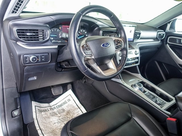 Used 2021 Ford Explorer XLT with VIN 1FMSK8DH3MGB10471 for sale in Demotte, IN