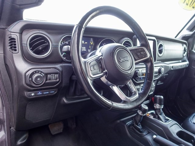 Used 2021 Jeep Wrangler Unlimited Rubicon 4XE with VIN 1C4JJXR63MW629837 for sale in Demotte, IN