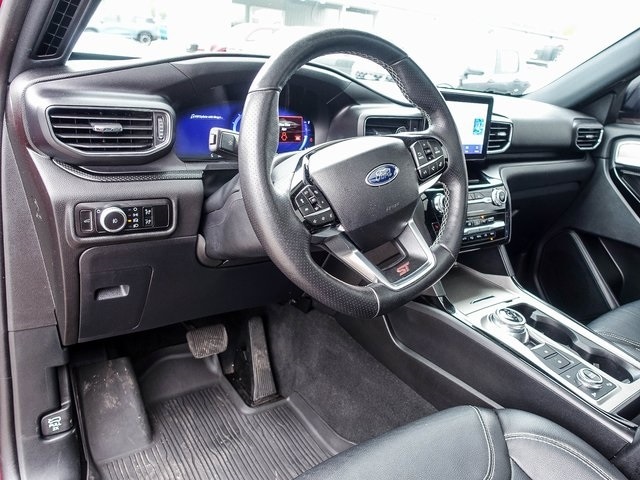 Used 2023 Ford Explorer ST with VIN 1FM5K8GC0PGA15187 for sale in Demotte, IN