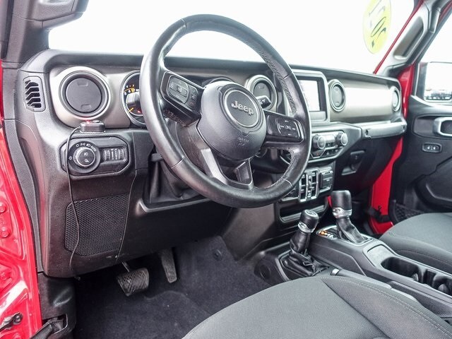 Used 2021 Jeep Gladiator Sport S with VIN 1C6HJTAG9ML501204 for sale in Demotte, IN